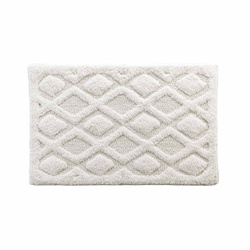 Dywanik łazienkowy NEMESIS, 100% bawełny, ecru, 50 x 80 cm