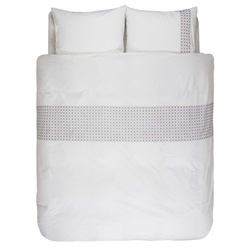 Komplet pościeli bawełnianej dla 2 osób, zestaw satynowych poszewek, 100% bawełna, 200 x 220 cm, Essenza