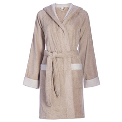 Szlafrok bawełniany z kieszeniami i kapturem ESPRIT, L