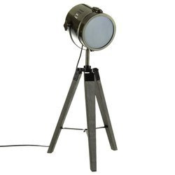 Lampa dekoracyjna metalowa na trzech nóżkach, 68 cm