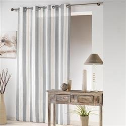 Firana okienna szara HELIOS, 140 x 240 cm