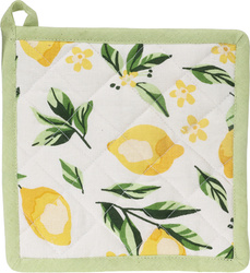 Łapka kuchenna LEMONY, wzór w cytryny, 20 x 20 cm