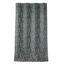 Zasłona grafitowa SAKURA, na przelotkach, wzór roślinny