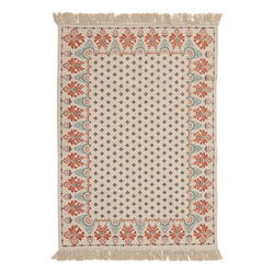 Bawełniany dywan z frędzlami IKAT, 120 x 170 cm
