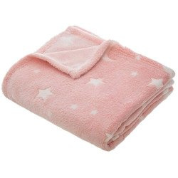 Koc dla dzieci różowy, 125 x 150 cm