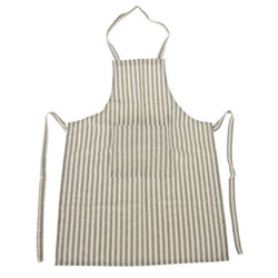 Fartuch kuchenny w paski, regulowany, męski lub damski