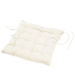 Poduszka na krzesło pikowana z wiązaniem ESSENTIEL, 40 x 40 cm