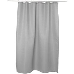 Zasłona prysznicowa z poliestru ABELIE, 180 x 200 cm, szara