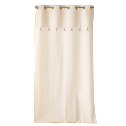 Zasłona boho IZIGOLD, z chwostami, 140 x 240 cm