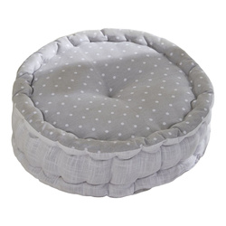 Poduszka do siedzenia na podłodze okrągła CONSTANCE, bawełna, Ø 40 x 12 cm