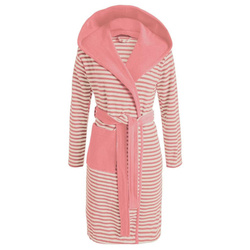 Bawełniany szlafrok kąpielowy z kieszenią i kapturem, ESPRIT, XL