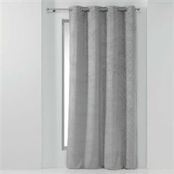 Zasłona zaciemniająca na przelotkach ADRINA, szara, 140 x 240 cm