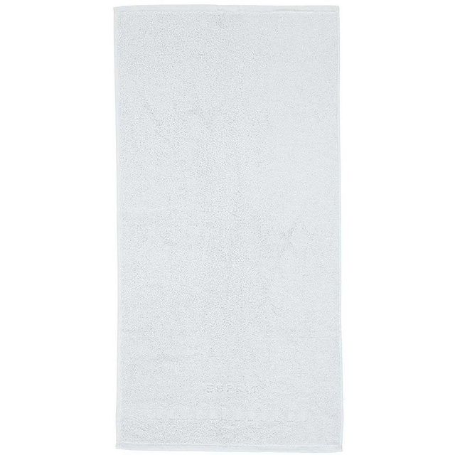 Ręcznik bawełniany frotte w kolorze srebrnym, ręcznik z haftem, 100 x 50 cm, Esprit