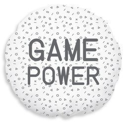 Poduszka dekoracyjna GAME OVER, Ø 40 cm, TODAY