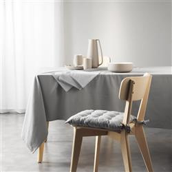 Obrus na stół prostokątny MISTRAL, gładka bawełna z recyklingu, 140 x 240 cm