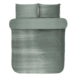 Komplet pościeli z satyny bawełnianej, 200x220 cm, morska zieleń, Marc O'Polo