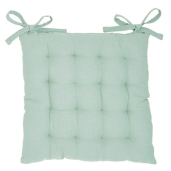 Bawełniana poduszka na krzesło kuchenne COMFORT, wiązana, 38 x 38 cm