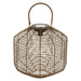 Lampion solarny CUBA, naturalny, 30 cm