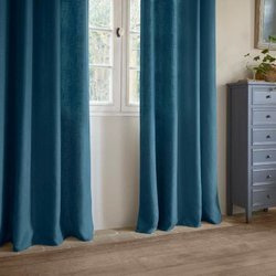 Zasłona do salonu LEON, 140 x 260 cm, morski