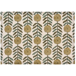 Podkładka pod talerz bawełniana w kwiaty, 45 x 30 cm