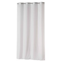 Zasłona zaciemniająca ABSOLU biała, 140 x 260 cm, na przelotkach