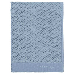 Duży ręcznik kąpielowy w kolorze niebieskim, chłonny ręcznik łazienkowy, Essenza, 70x140 cm