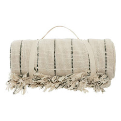 Narzuta na łóżko bawełniana LUISA, z frędzlami, 240 x 260 cm