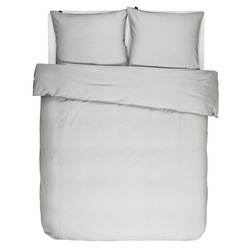 Komplet pościeli bawełnianej w kolorze srebrnym, 200 x 220 cm, Essenza