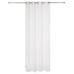 Firana biała na przelotkach, 140 x 240 cm, ATMOSPHERA