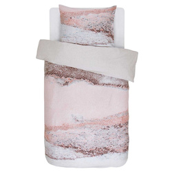 Satynowy komplet pościeli na kołdrę i poduszkę z motywem skóry węża, 100% bawełna, 140 x 220 cm, Essenza