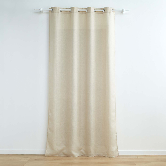 Zasłona z metaliczną nitką ZELINE, 140 x 280 cm