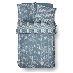 Pościel bawełniana 220 x 240 cm AIRY DAWN, wzór roślinny