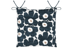 Poduszka wiązana na krzesło, EUGENIE, 38 x 38 cm