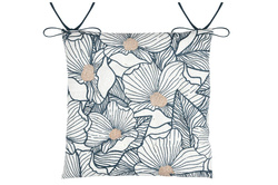 Poduszka wiązana na krzesło, EUGENIE, 38 x 38 cm