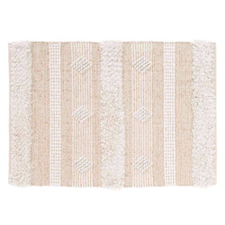 Dywanik boho beżowy ATHOS, 60 x 90 cm