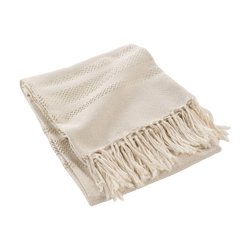 Narzuta z frędzlami DORELINE, 125 x 150 cm