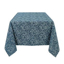 Obrus na stół prostokątny, 240 x 140 cm, w roślinny wzór