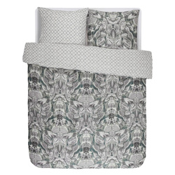 Komplet pościeli bawełnianej dla 2 osób, zestaw satynowych poszewek, 100% bawełna, 200 x 220 cm, Essenza