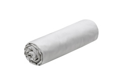 Bawełniane prześcieradło na gumce, szare, ELYSEE