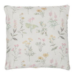Poduszka dekoracyjna w kwiatowy wzór, 45 x 45 cm