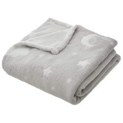 Koc dla dzieci szary, 125 x 150 cm