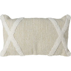 Dekoracyjna poduszka, efekt lnu, 30 x 50 cm