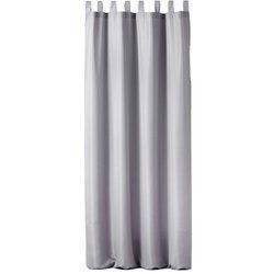 Zasłona szara na szelkach ESSENTIEL, 140 x 260 cm